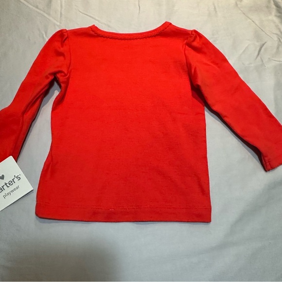 Carter's Red Long Sleeve Shirt - Daddy's Favorite Girl - Picture 4 of 4